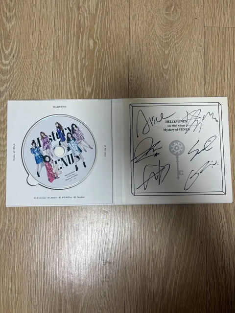 Hello Venus Mystery of VENUS Album Autographed Not for Sale