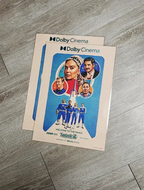 Fantastic Four Dolby Cinema Poster A3 Dolby Poster Dolby