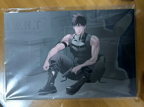Black Cat Power Illustration Postcard Batch Transfer
