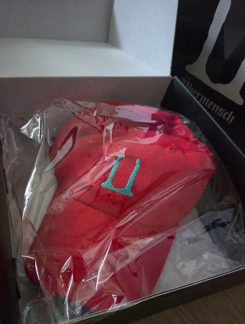 G-Dragon Weiber Mensi Red Ball Cap