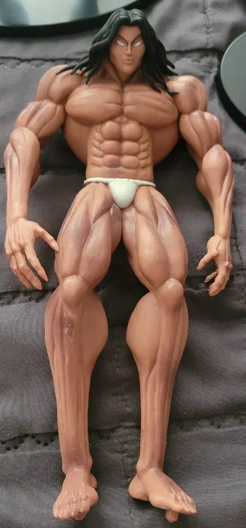 Hanma Baki, Hanma Yujiro, Jack Hanayama + Pickle figures, selling as a set.