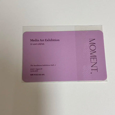 IU Moment Exhibition Photocard
