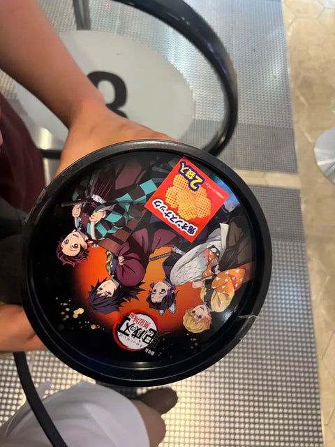 Demon Slayer figure, metal tin, popcorn container, goods