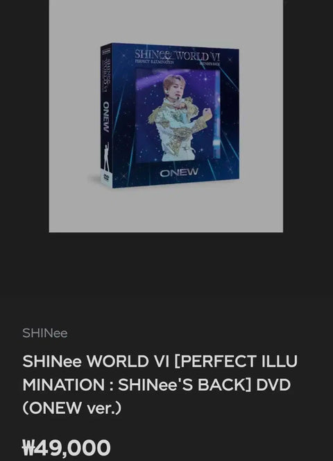 SHINee Blu-ray + DVD Transfer