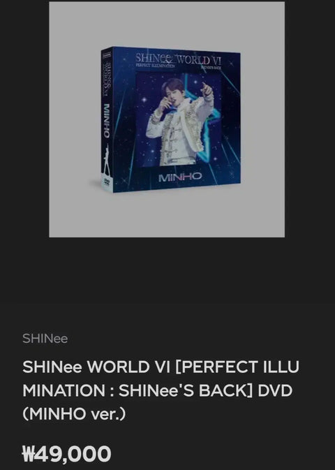 SHINee Blu-ray + DVD Transfer
