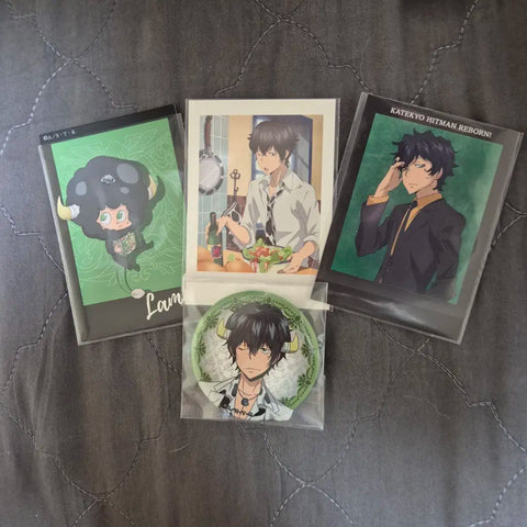 Katekyo Hitman Reborn! Lambo Merchandise Can Badge Set
