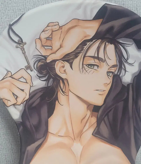 Including tracked shipping) Attack on Titan Eren Yeager unofficial chest mousepad