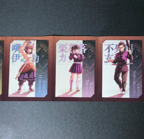 Demon Slayer: Kimetsu no Yaiba Infinity Castle Snake Hashira Postcard Set Giyu Muichiro Shinobu Tanjiro