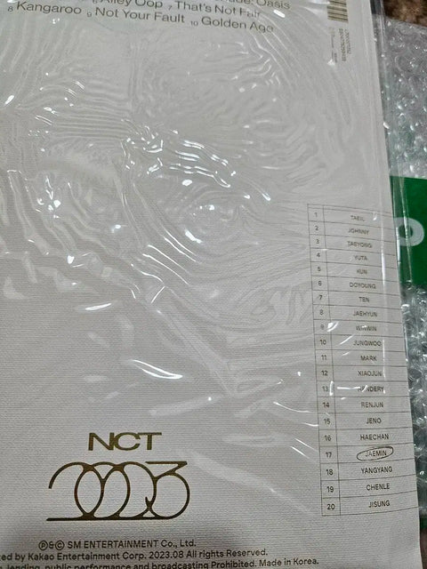 NCT Golden Age Jaemin Unopened Album