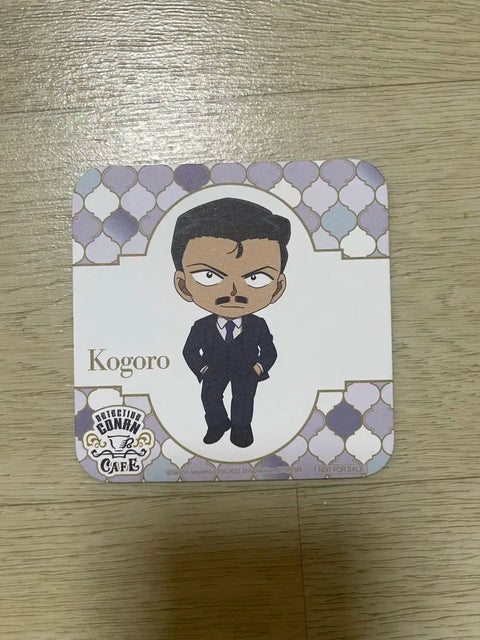 Conan Cafe Kogoro Mori Coaster