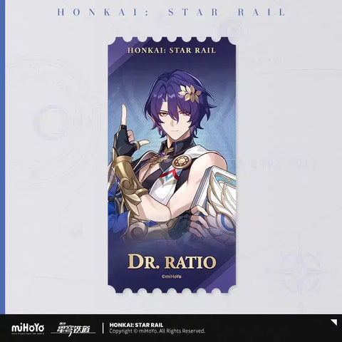 Honkai Star Rail Official Special Reward Ratio Hologram Ticket