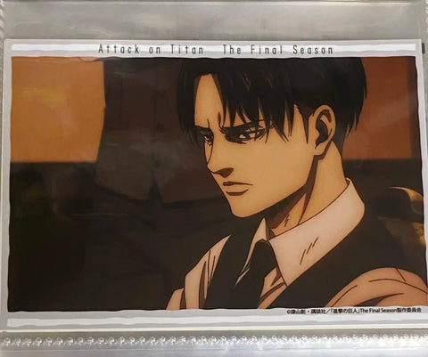 Attack on Titan Levi Photocards Postcards Final Season Animation Cutscenes