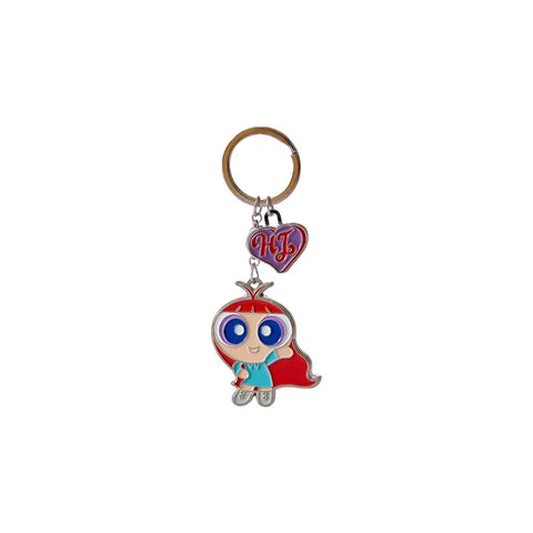 NewJeans x Powerpuff Girls Metal Keychain Hyein