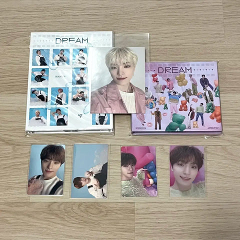 Seventeen Dream C ver. Carat ver. Japanese Album Dino photocard postcard set for sale
