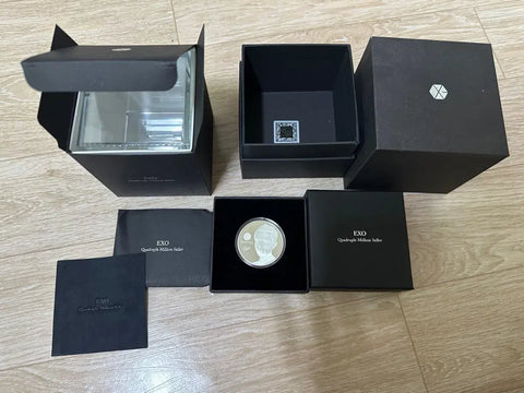 EXO Korea Mint Corporation EXO Chanyeol Limited Edition Commemorative Medal Full Set