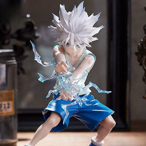 Hunter x Hunter Pop Up Parade Gon & Killua figures, selling as a set.