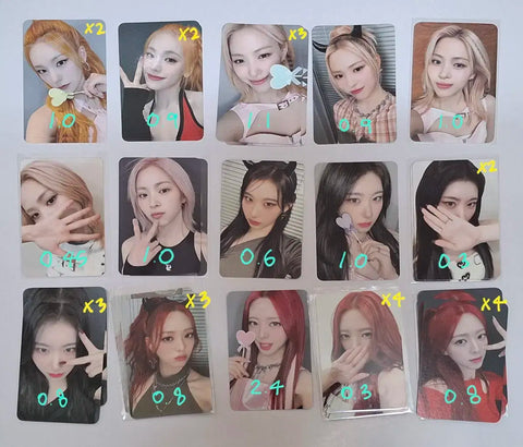 ITZY Born to Be POB Photocards Unreleased Yuna Chaeryeong Ryujin Yeji