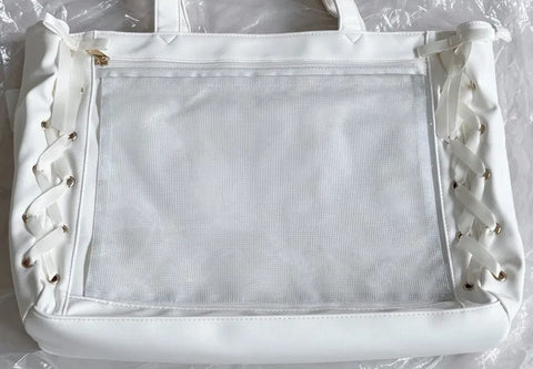 Hugo Lace-up Ita Bag L White