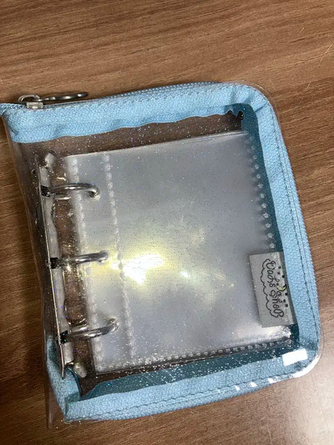 Collect book, photocard holder, single-sided, transfer, 3-ring zipper