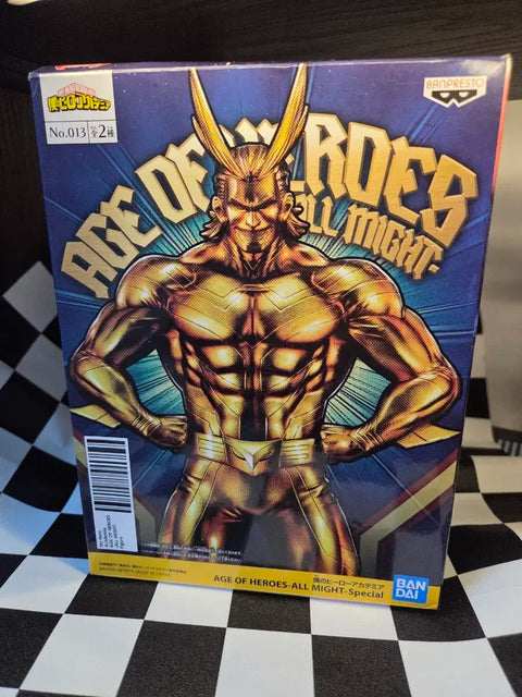 My Hero Academia All Might Gold Figure Banpresto MHA