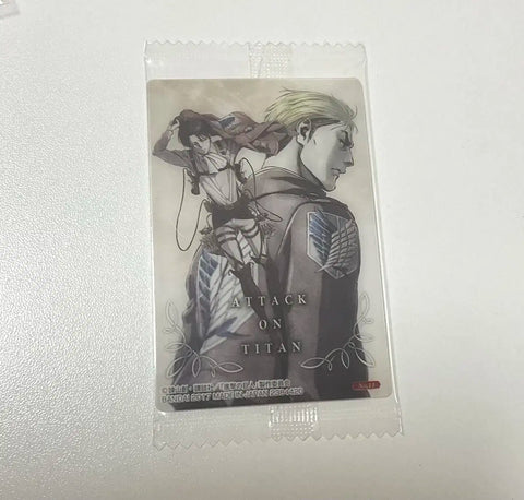 Attack on Titan No Regrets Levi Erwin Card Regretless Choice Photocard Goods