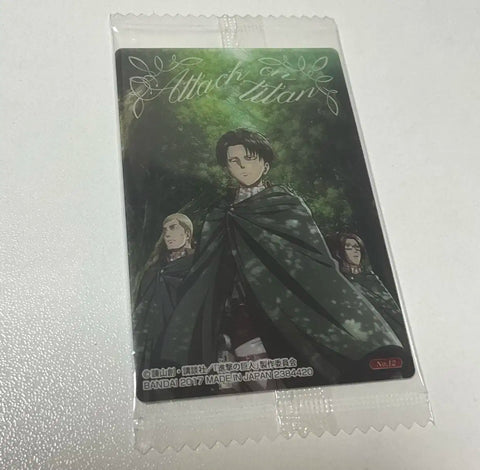 Attack on Titan executive squad card photocard Levi Hanji Erwin goods rare
