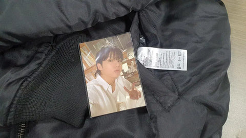 BTS Jungkook Golden Oversized Bomber Jacket