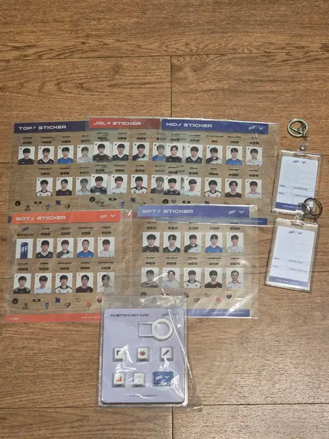 Selling LCK Cass Legend Pack Keycap Stickers as a set.