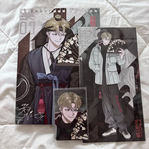 Blooming Flower Pond Spring Toon SAGA Season's Greetings SIG Calendar Postcard Photocard Set