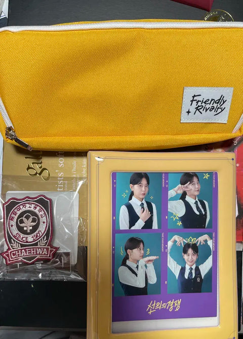 Good-natured Competition Woosleugi Pencil Case & Name Tag & Character Merchandise | Actress Jung Soo-bin