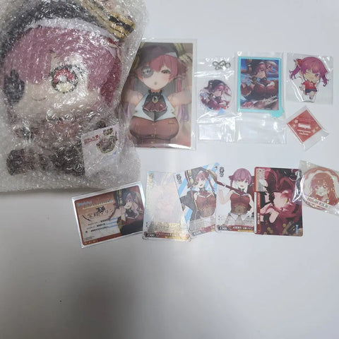 Houshou Marine Doll Card Acrylic Set