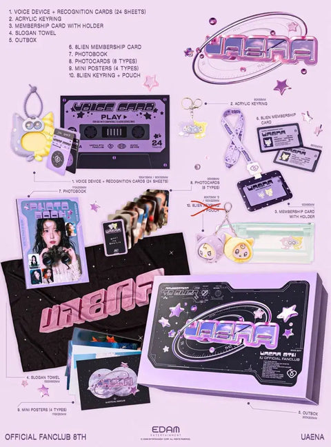 IU Uaena Fan Club 8th Generation Kit