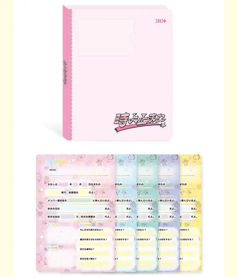 ILLIT Toki Toki Tomare Care Bear Album Benefit Profile Sheet, Holder Set Transfer