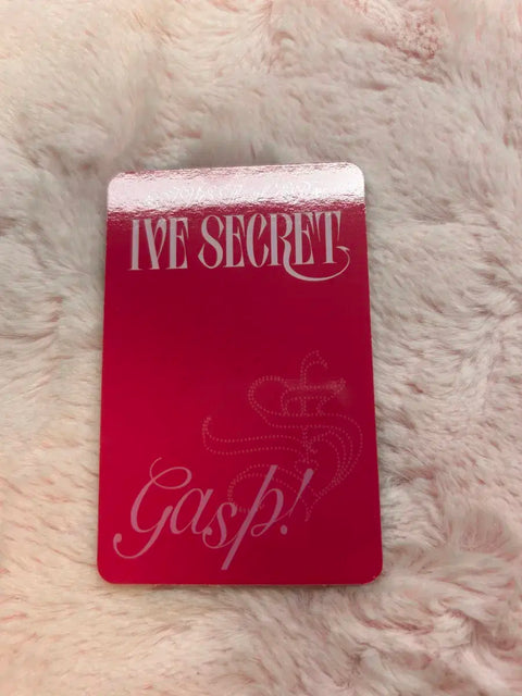 IVE Secret Ree Gasp! Ver. Album Photocard