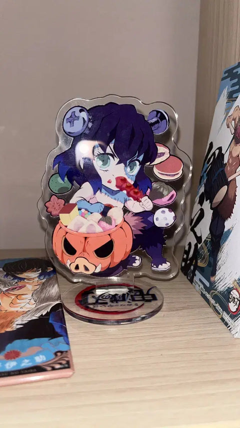 Demon Slayer Inosuke Acrylic Stand Postcard Bundle Sale