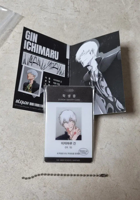 Bleach student ID, Grimmjow, Toshiro, Gin