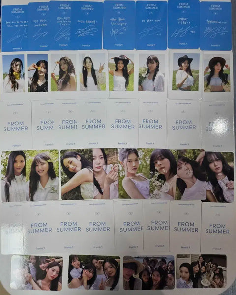 fromis_9 From Summer Trading Card Full Set