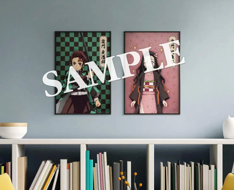 Demon Slayer Art Poster Poster Book First Edition