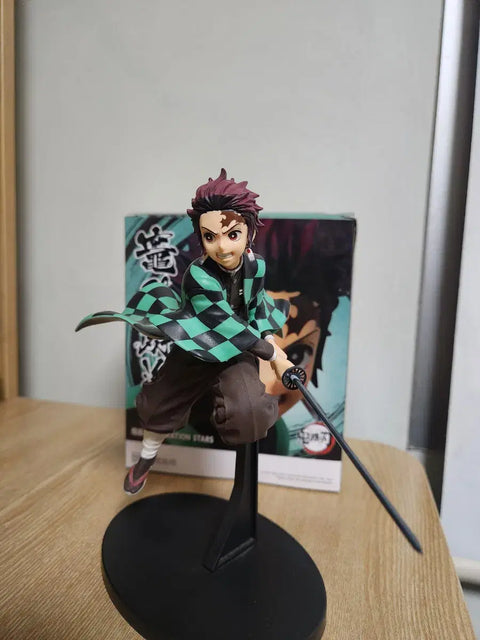 Demon Slayer Vibration Stars Akaza Tanjiro Figure + Acrylic Board