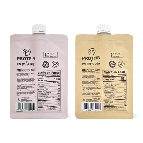 Gganbu - Batido de proteína de suero de leche P+ Protein + On Your Day (2 sabores)