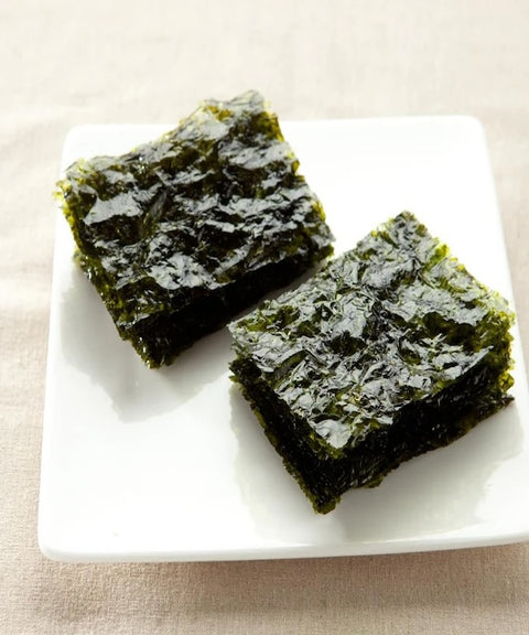 Haesong - Dol-gim de algas marinas tostadas de primera calidad (80 hojas/paquete)