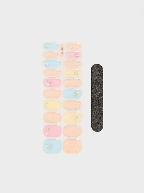 [✈️KOREA] Daiso - Nail Story Volume Gel Nail Strips (Drawing)