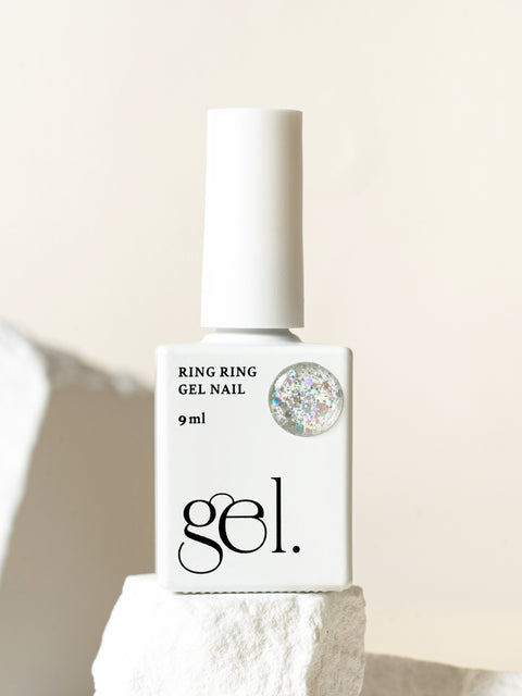 [✈️KOREA] Daiso - Ring Ring One-Step Gel Nail 9 ml Twinkle Silver