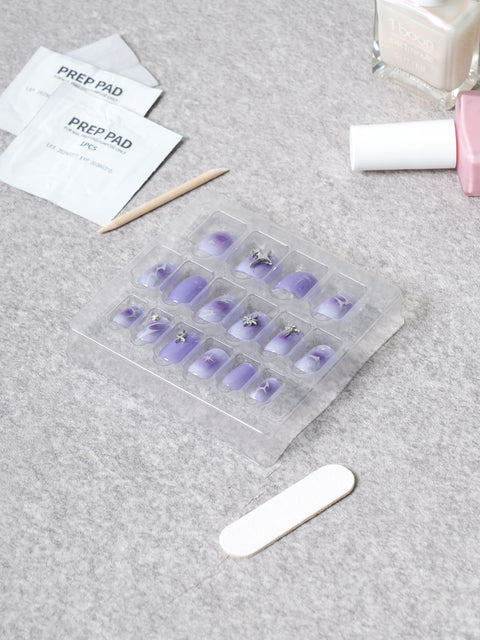 [✈️KOREA] Daiso - 25SS Tita Press Square Nail Tips #1