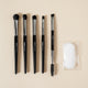 [✈️KOREA] Daiso - Palette 17 Eye Makeup Brush 5-Piece Set