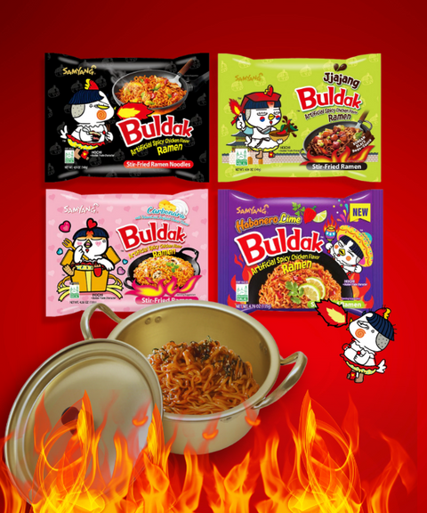Samyang - Buldak Ramen Bundle (4 flavors * 5 packs)