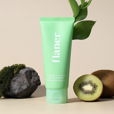 [✈️KOREA] Flaner - Green Caviar Ice Sherbet Peeling Mask FLANER GREEN CAVIAR ICE SHERBET PEELING MASK