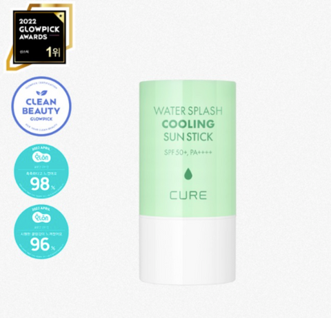 [✈️KOREA] [Kim Jung Moon Aloe] Cure Water Splash Cooling Sun Stick_23g