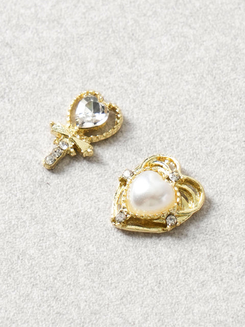 [✈️KOREA] Daiso - Big Nail Parts 2pcs Heart