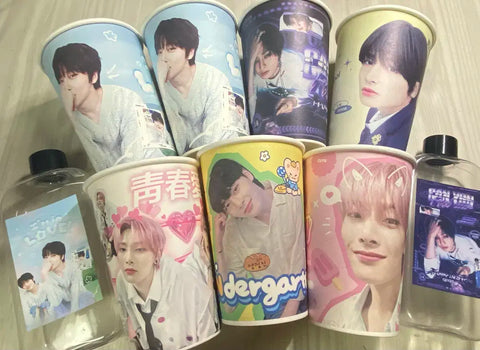 Stray Kids I.N Birthday Cafe Cup Bottle Transfer Sale